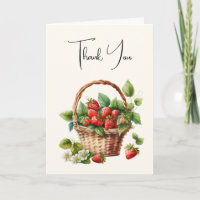 Fresh Strawberries in a Wicker Basket