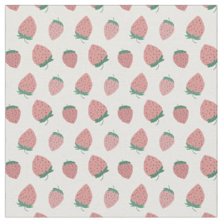 Fresh Strawberries pattern Fabric
