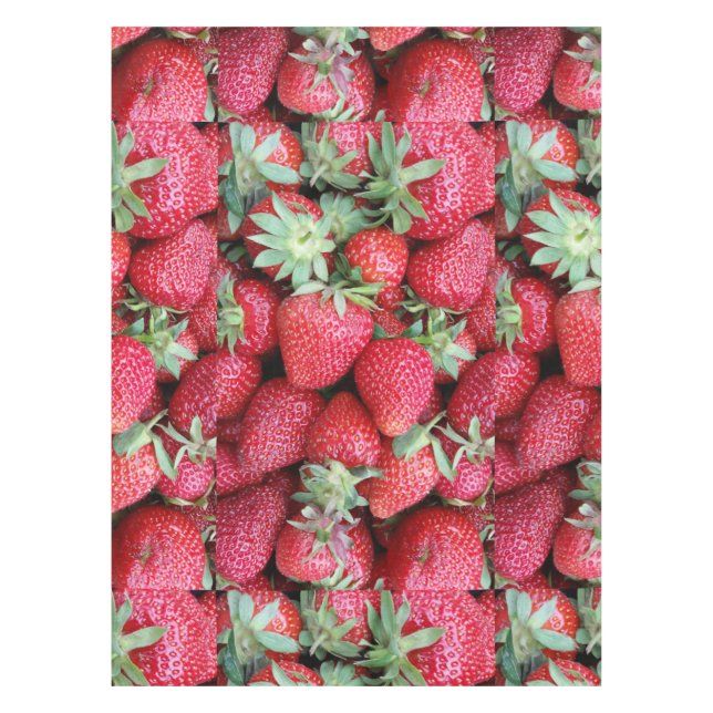 fresh strawberries tablecloth (Front)