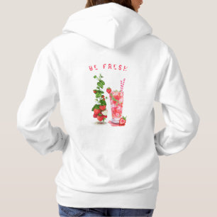 Fresh Strawberry Juice Cool Drink - Summer Fruits Hoodie