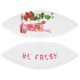 Fresh Strawberry Juice Cool Drink - Summer Game Football