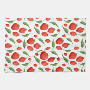Fresh Strawberry Pattern Kitchen Towel