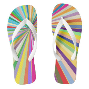 Fresh striped background jandals