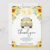 Fresh Sunflower Drive By Quarantine Baby Shower