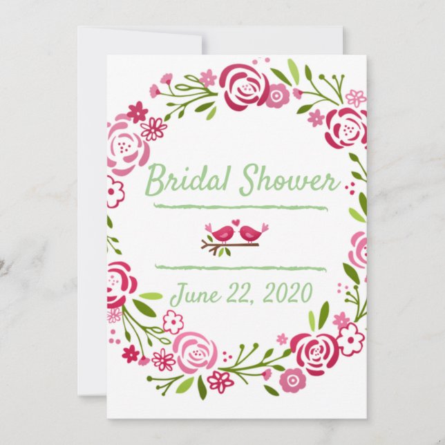 Fresh & Sweet Bridal Shower Invitation (Front)