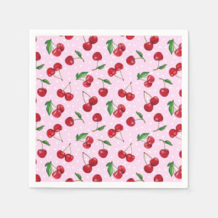 Fresh Sweet Cherries Napkin