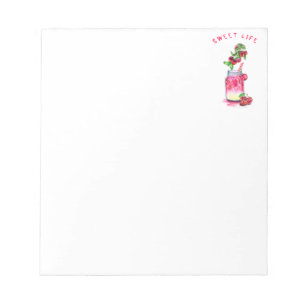 Fresh Sweet Cherry Juice Cool Drink - Summer Fruit Notepad