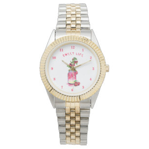 Fresh Sweet Cherry Juice Cool Drink - Summer Party Watch