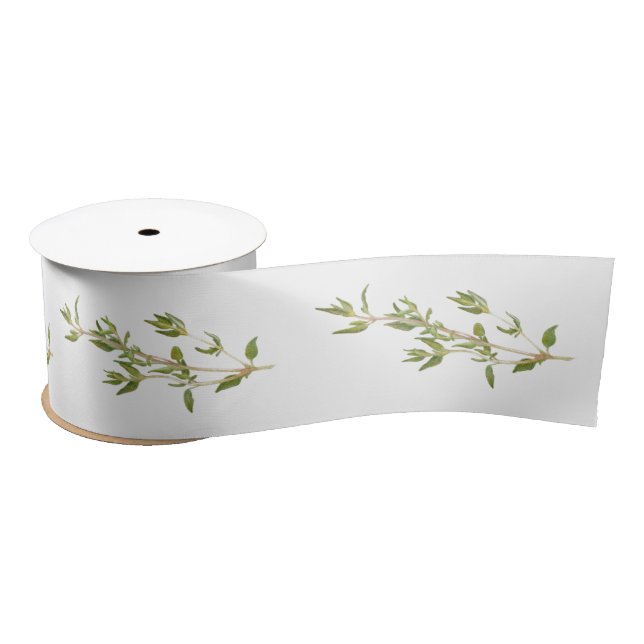 FRESH THYME 3" Wide Satin Ribbon (Spool)
