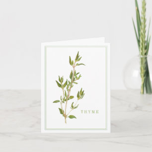 FRESH THYME Note Card