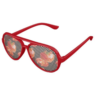 Fresh Tomato Aviator Sunglasses