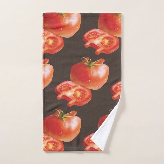 Fresh Tomato Hand Towel (Hand Towel)