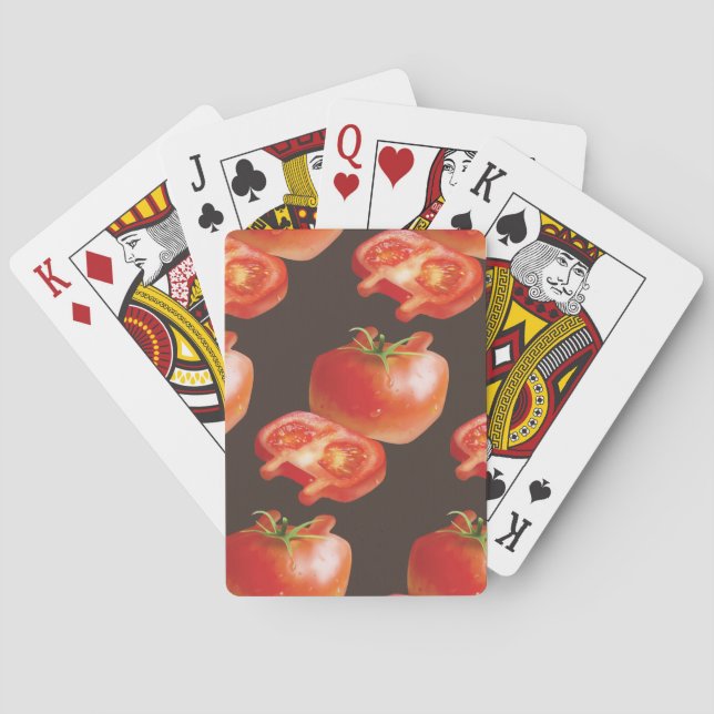 Fresh Tomato Playing Cards (Back)
