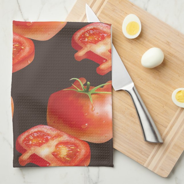 Fresh Tomato Tea Towel (Quarter Fold)