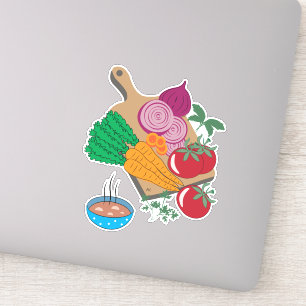 Fresh Vegetables and Herbs Sticker