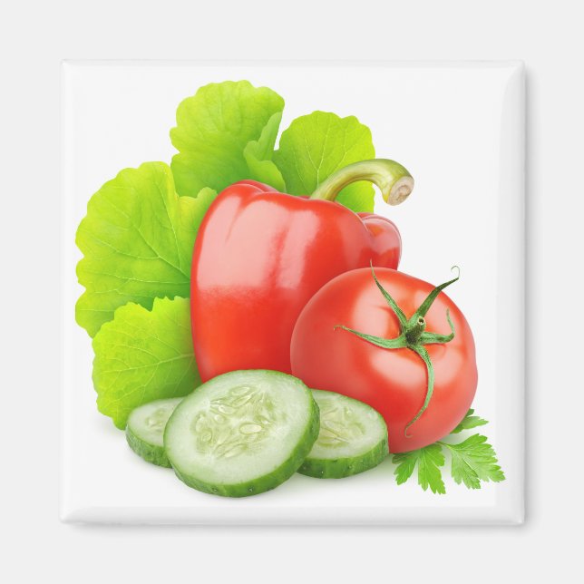 Fresh vegetables magnet (Front)