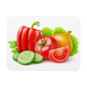 Fresh vegetables magnet