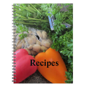 Fresh Veggies Spiral Notebook