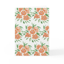 Fresh Vibrant Floral Watercolor Pattern