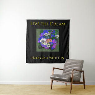 Fresh Vivid Colourful Fun Happy Tapestry