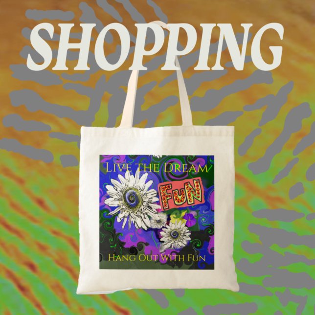Fresh Vivid Colourful Fun Happy Tote Bag (Creator Uploaded)