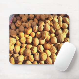 Fresh Walnuts Hyperrealistic Painting Mouse Pad