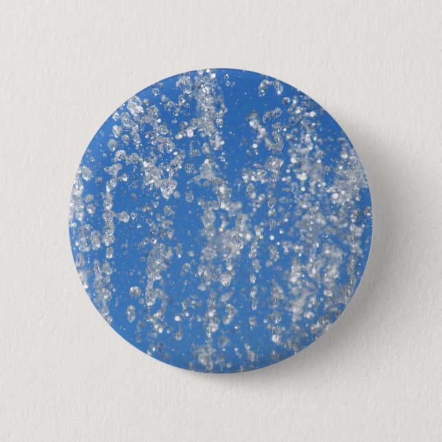 Fresh water 6 cm round badge (Front)