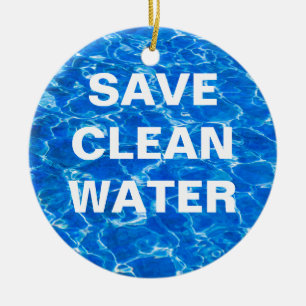 Fresh Water - Version Three of Three Ceramic Tree Decoration