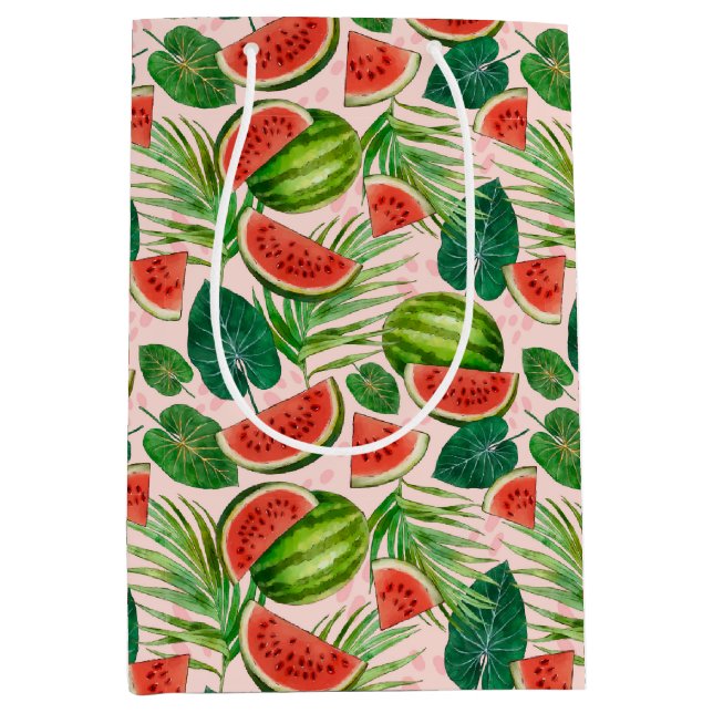 Fresh Watermelon Medium Gift Bag (Front)