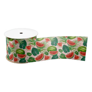 Fresh Watermelon Satin Ribbon