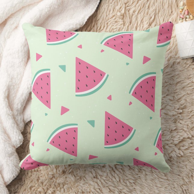 Fresh Watermelon Slices Pattern Cushion (Blanket)