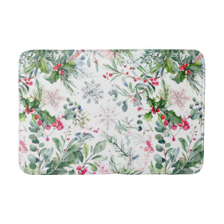 fresh winter fruit bath mat