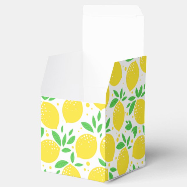 Fresh Yellow Lemons 3 Favour Box (Opened)