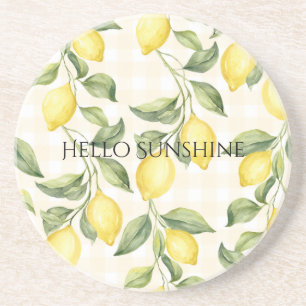 Fresh Yellow Lemons Coaster