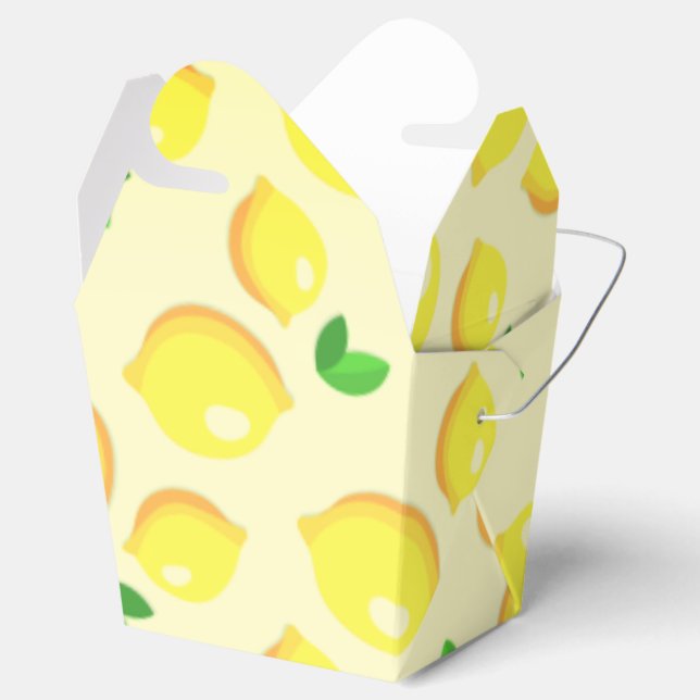 Fresh Yellow Lemons - Favour Box (Opened)