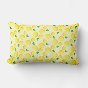 Fresh Yellow Lemons - Lumbar Cushion