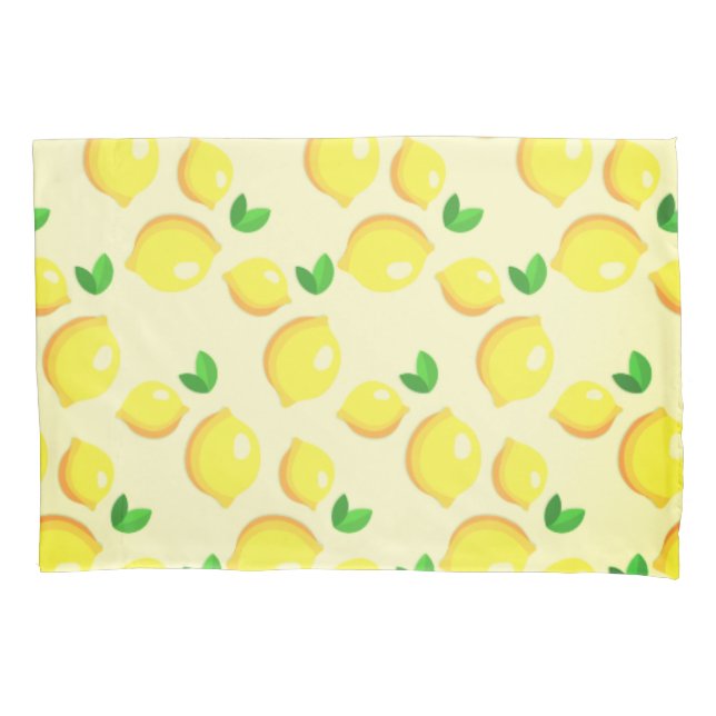 Fresh Yellow Lemons Pillowcase (Front)