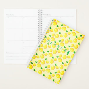 Fresh Yellow Lemons Planner
