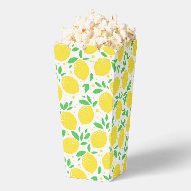 Fresh Yellow Lemons Popcorn Box (Popped)