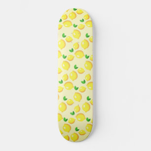 Fresh Yellow Lemons Skateboard