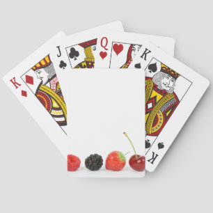 Fresh Yummy Berries Playing Cards