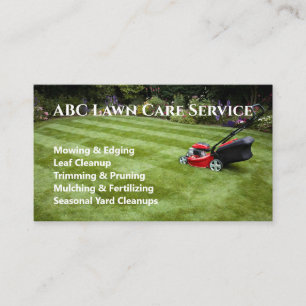 Freshcut Lawn Care Business Card