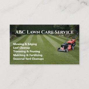Freshcut Lawn Care Business Card