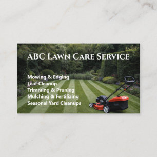 Freshcut Lawn Care Business Card