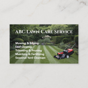 Freshcut Lawn Care Business Card