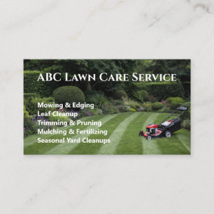 Freshcut Lawn Care Business Card