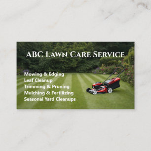 Freshcut Lawn Care Business Card