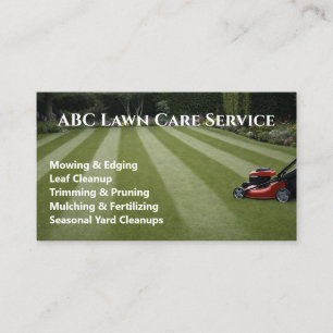 Freshcut Lawn Care Business Card