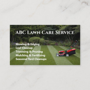 Freshcut Lawn Care Business Card