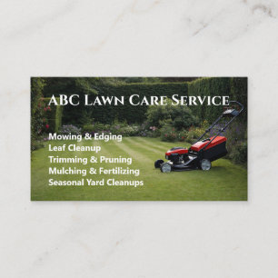 Freshcut Lawn Care Business Card